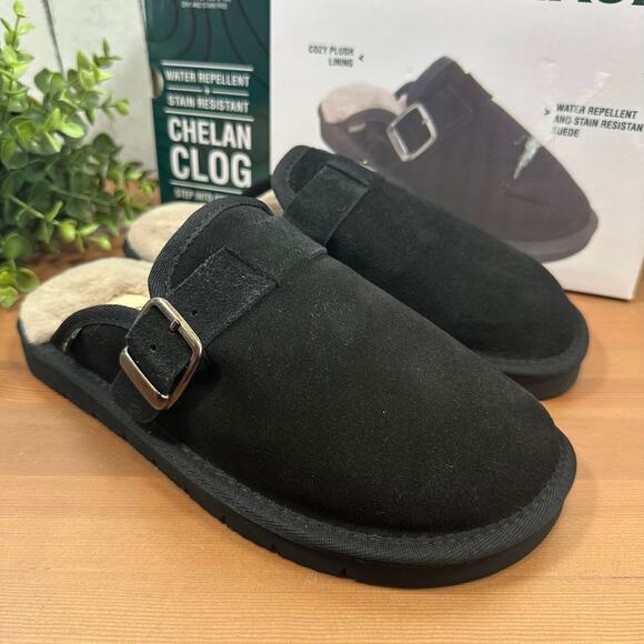 Staheekum Women's Chelan Memory Foam Slip On Clogs Black Size 8 - Picture 3 of 7